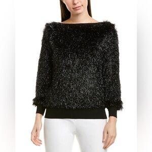 Lafayette 148 New York Womens  Stefana Blouse, Black